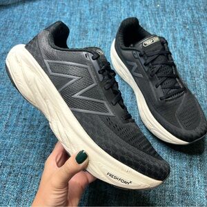 New Balance Fresh Foam x 1080v14 Running Shoes in Black Phantom Sea Salt Mens 11